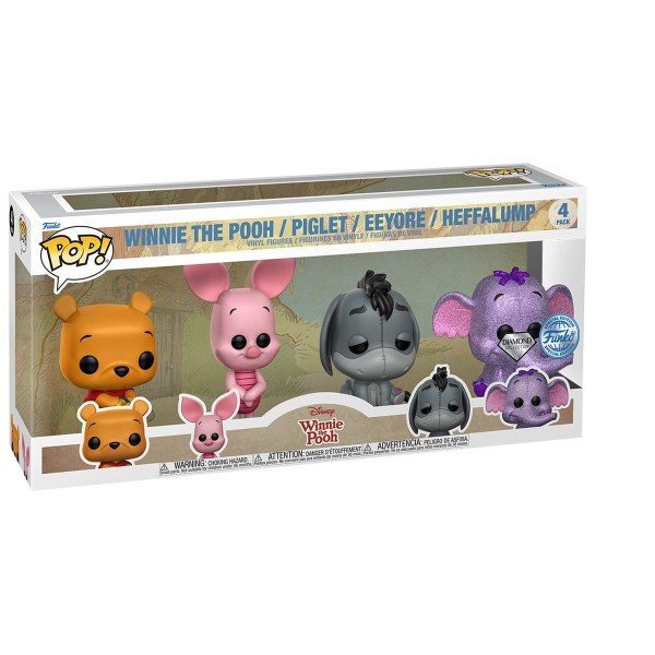 Pack de 4 Funko Pop! Movies Vinyl - Winnie Lourson - Disney