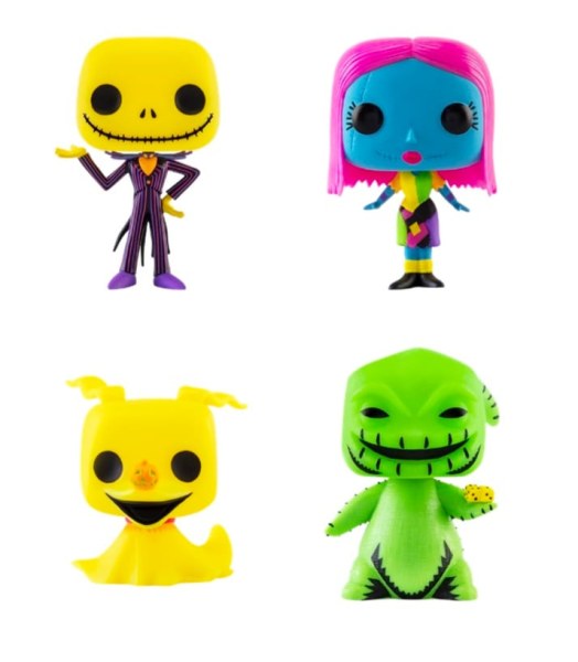 Pack de 4 Funko Pop! Movies Vinyl - L'Étrange Noël de monsieur Jack (EMEA) - Disney