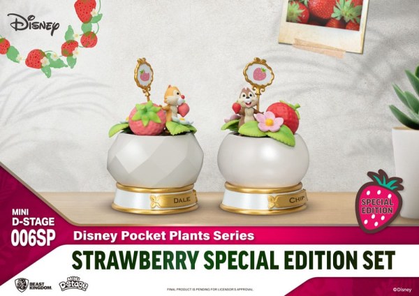 Lot de 2 Mini Diorama Stage Tic et Tac "Pocket plants" series Spéciale Édition - Disney mini D-Stage