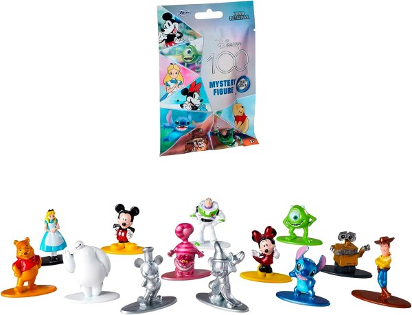 FIGURINE DISNEY100 MYSTÈRE Métal 4cm - (1 FIGURINE AU HASARD)