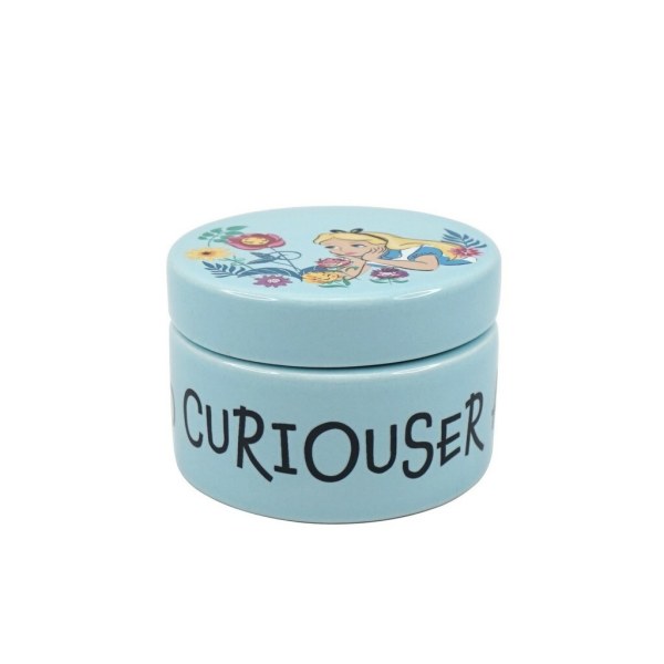 Boite ronde Alice aux pays des merveilles en céramique - Disney