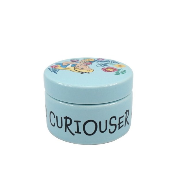 Boite ronde Alice aux pays des merveilles en céramique - Disney