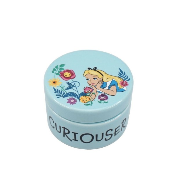 Boite ronde Alice aux pays des merveilles en céramique - Disney