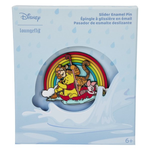 PIN'S Collector Winnie et ses amis glisse un jour de pluie Edition limitée  - Disney