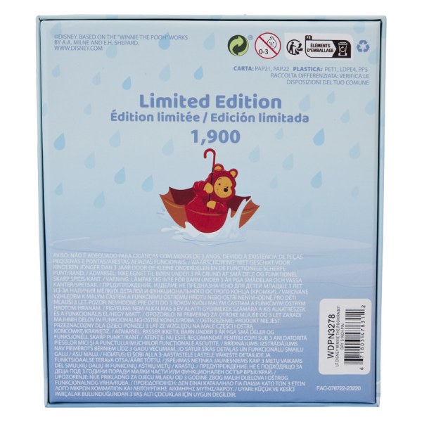 PIN'S Collector Winnie et ses amis glisse un jour de pluie Edition limitée  - Disney