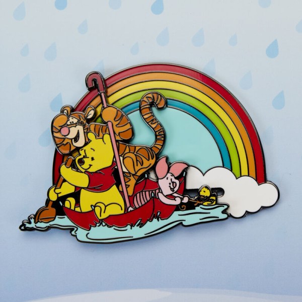 PIN'S Collector Winnie et ses amis glisse un jour de pluie Edition limitée  - Disney