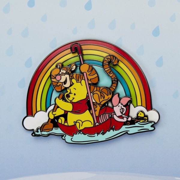 PIN'S Collector Winnie et ses amis glisse un jour de pluie Edition limitée  - Disney
