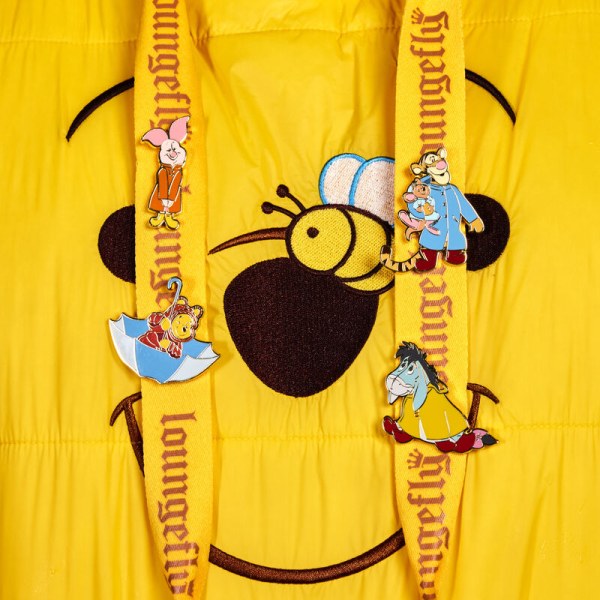 Set de 4 Pin's Winnie et ses amis glisse un jour de pluie - Disney