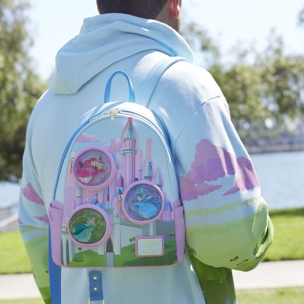 Mini sac à dos château La Belle au bois dormant avec Les Trois Bonnes Fées - DISNEY LOUNGEFLY
