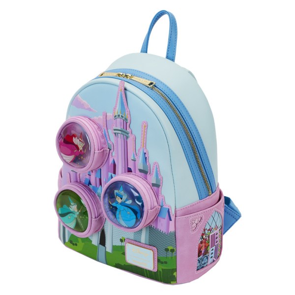 Mini sac à dos château La Belle au bois dormant avec Les Trois Bonnes Fées - DISNEY LOUNGEFLY
