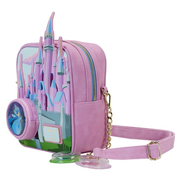 SAC À BANDOULIÈRE Château La Belle au bois dormant avec les Trois Bonnes Fées - DISNEY LOUNGEFLY