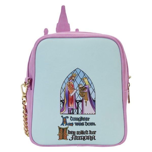 SAC À BANDOULIÈRE Château La Belle au bois dormant avec les Trois Bonnes Fées - DISNEY LOUNGEFLY