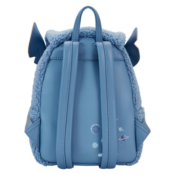 Mini sac à dos Stitch en peluche Sherpa - DISNEY LOUNGEFLY