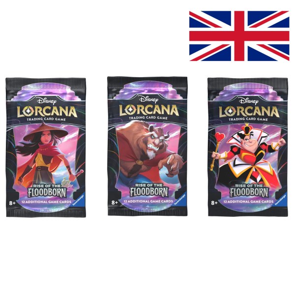 Booster 12 cartes (langue anglais) Disney Lorcana Rise of the Floodborn