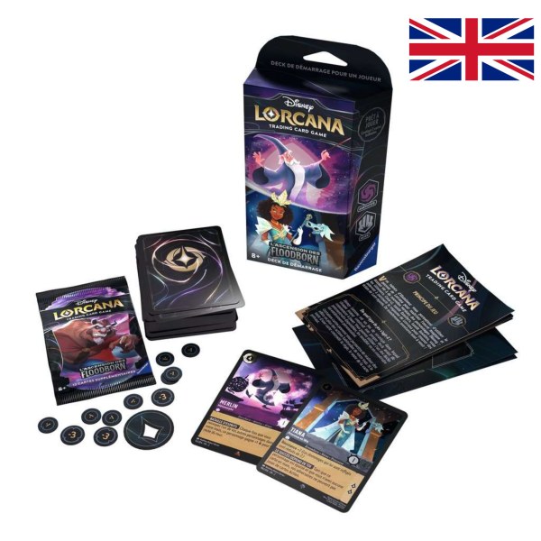 Deck de démarrage Améthyste & Acier (langue anglais) Disney Lorcana Rise of the Floodborn