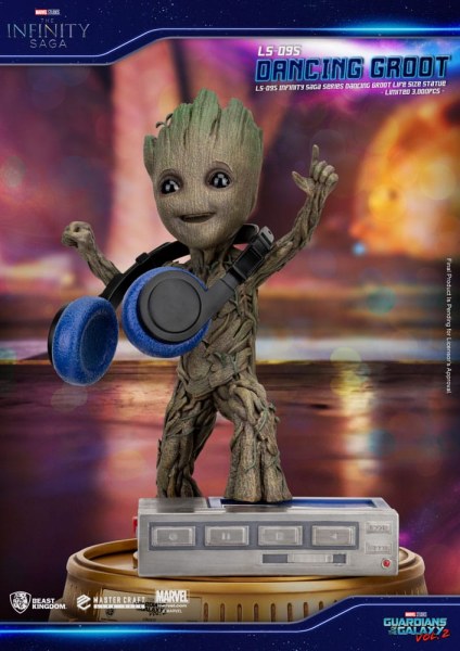 Groot qui danse 1/1 Les Gardiens de la Galaxie 2  1/1 - Marvel Life Size Statue