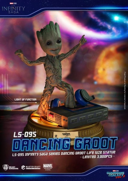 Groot qui danse 1/1 Les Gardiens de la Galaxie 2  1/1 - Marvel Life Size Statue
