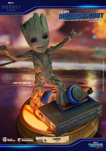 Groot qui danse 1/1 Les Gardiens de la Galaxie 2  1/1 - Marvel Life Size Statue