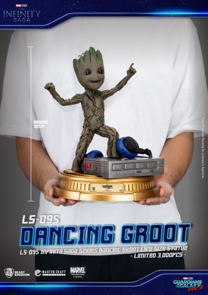 Groot qui danse 1/1 Les Gardiens de la Galaxie 2  1/1 - Marvel Life Size Statue