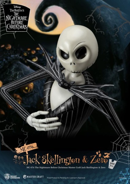 Jack Skellington et Zero - Disney Mastercraft