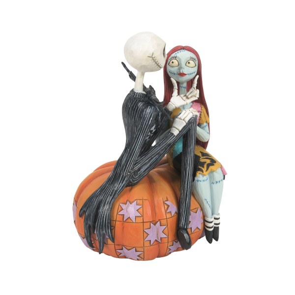 Jack et Sally sur une citrouille - Disney Traditions