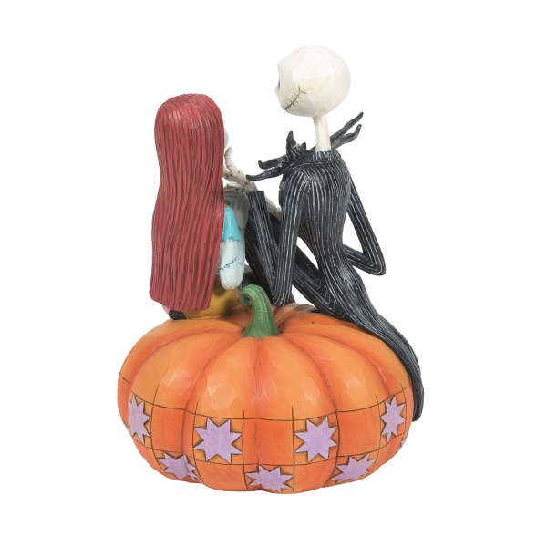 Jack et Sally sur une citrouille - Disney Traditions