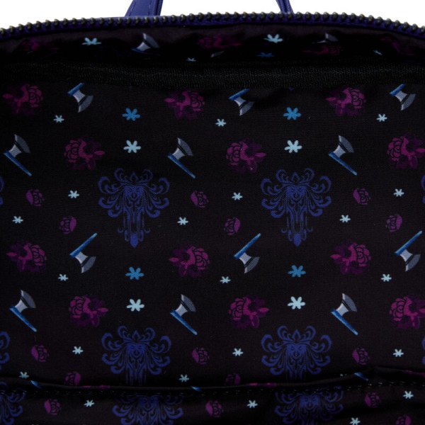 MINI SAC À DOS Lenticulaire Haunted Mansion Portrait The Black Widow - DISNEY LOUNGEFLY