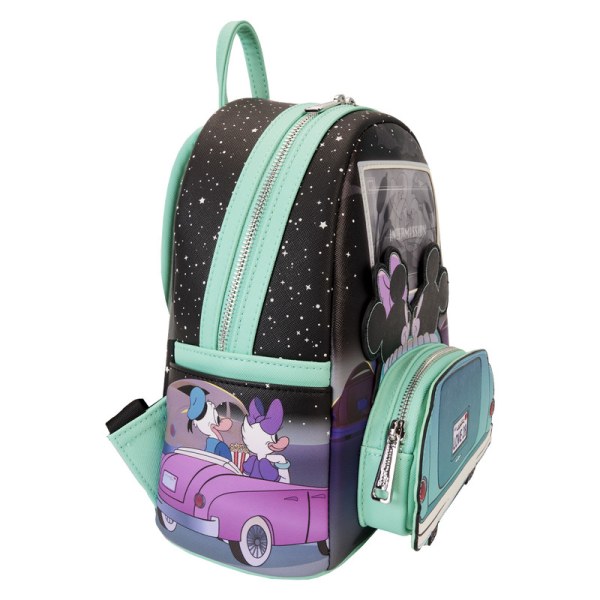 MINI SAC À DOS Lenticulaire Mickey et Minnie Date Night au Drive-In - DISNEY LOUNGEFLY