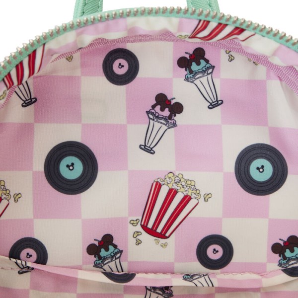 MINI SAC À DOS Lenticulaire Mickey et Minnie Date Night au Drive-In - DISNEY LOUNGEFLY