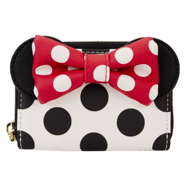 Portefeuille accordéon Minnie fait vibrer les points  - DISNEY LOUNGEFLY
