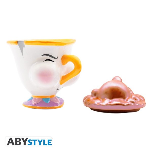 MUG ZIP AVEC BULLES LA BELLE ET LA BÊTE - DISNEY