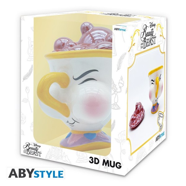 MUG ZIP AVEC BULLES LA BELLE ET LA BÊTE - DISNEY