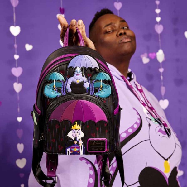 MINI SAC À DOS Les méchants maudissent votre coeur  - DISNEY LOUNGEFLY