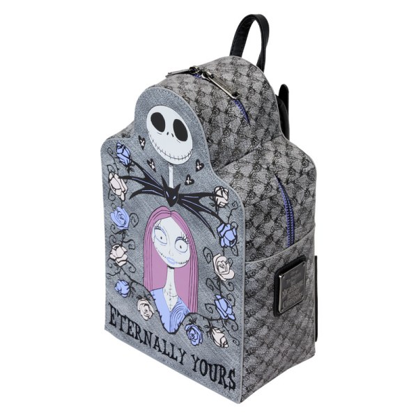 MINI SAC À DOS Jack & Sally pierre tombale "Éternellement vôtre"  - DISNEY LOUNGEFLY