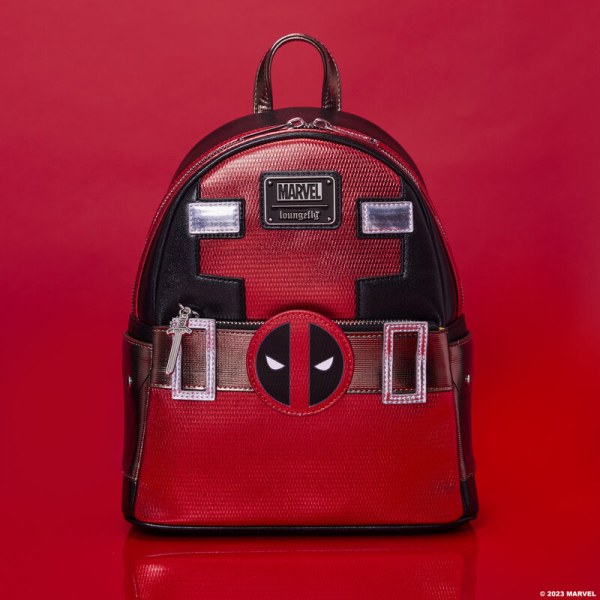 MINI SAC À DOS Marvel Metallique Deadpool - MARVEL LOUNGEFLY