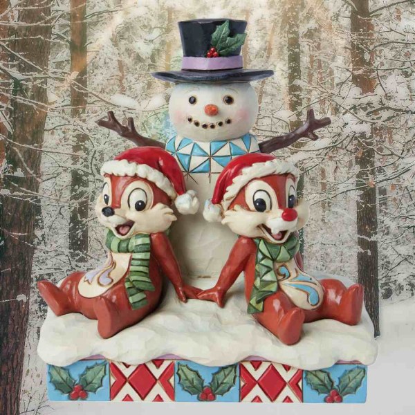 Tic et Tac avec un bonhomme de neige – Disney Traditions