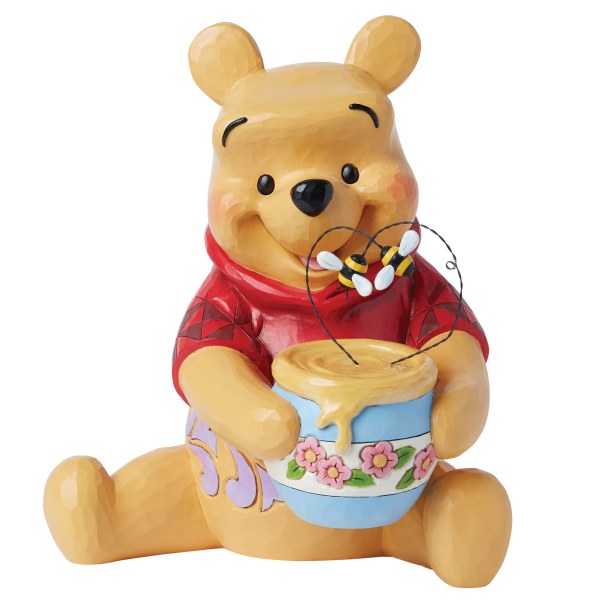 Big Winnie l'Ourson avec son pot de miel – Disney Traditions