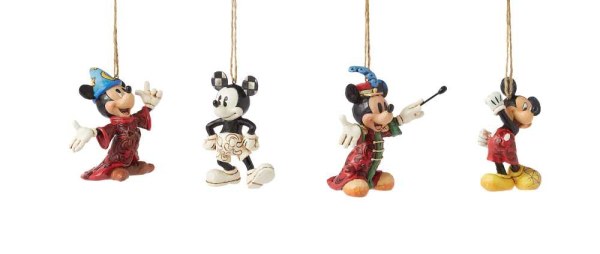 Pack de 4 suspensions Mickey Mouse – Disney Traditions