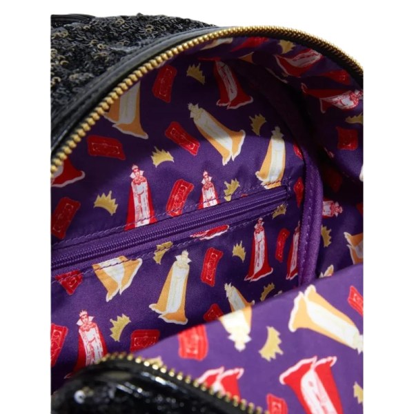 MINI-SAC À DOS Méchante Reine Couronne Pailletten – DISNEY LOUNGEFLY