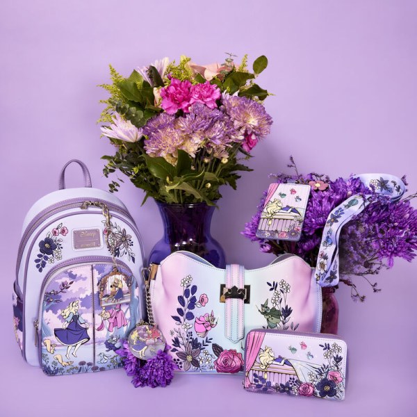 MINI SAC À DOS La Belle au bois dormant 65è anniversaire Scene Floral - DISNEY LOUNGEFLY