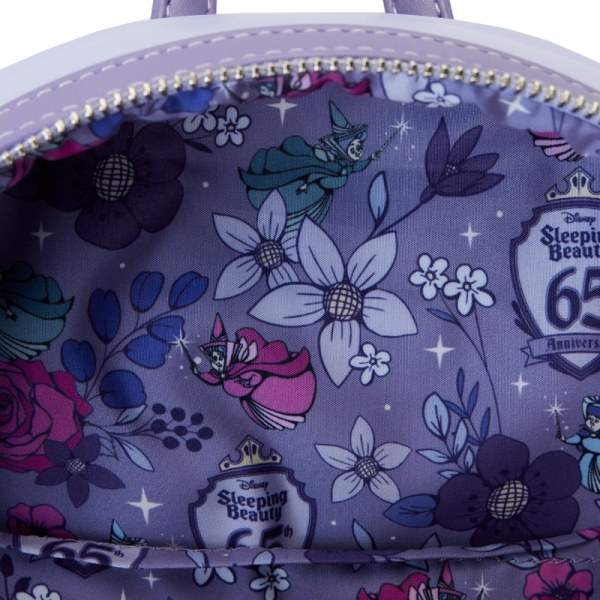 MINI SAC À DOS La Belle au bois dormant 65è anniversaire Scene Floral - DISNEY LOUNGEFLY