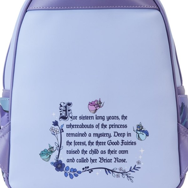 MINI SAC À DOS La Belle au bois dormant 65è anniversaire Scene Floral - DISNEY LOUNGEFLY