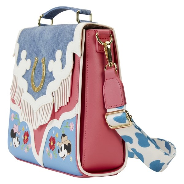 SAC À BANDOULIÈRE à franges Mickey et Minnie Western- DISNEY LOUNGEFLY