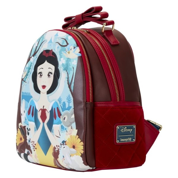 MINI SAC À DOS Blanche Neige en Velours matelassé - DISNEY LOUNGEFLY