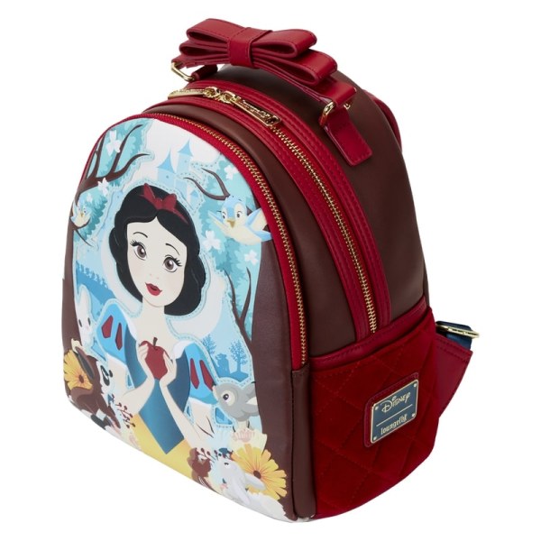 MINI SAC À DOS Blanche Neige en Velours matelassé - DISNEY LOUNGEFLY