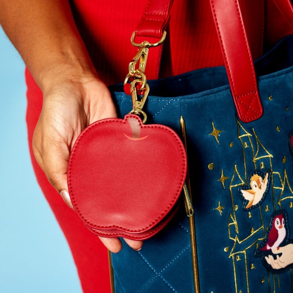 Tote Bag Blanche Neige en velours matelassé - DISNEY LOUNGEFLY