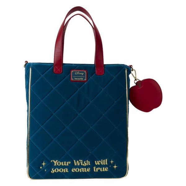 Tote Bag Blanche Neige en velours matelassé - DISNEY LOUNGEFLY