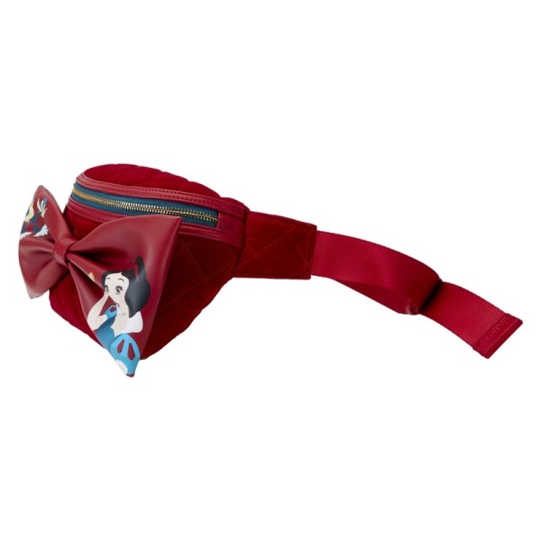 Sac banane Blanche Neige en velours matelassé - DISNEY LOUNGEFLY