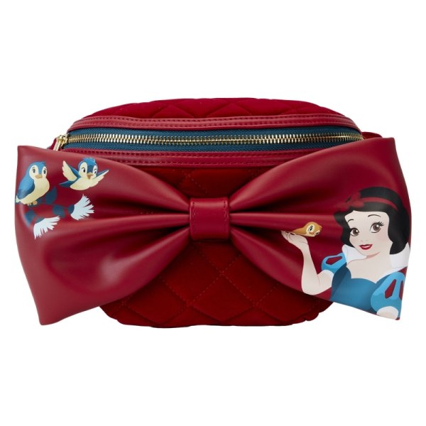 Sac banane Blanche Neige en velours matelassé - DISNEY LOUNGEFLY