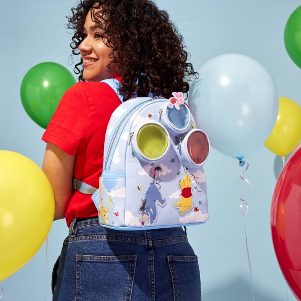 MINI SAC À DOS Winnie et ses amis flottent sur des ballons - DISNEY LOUNGEFLY